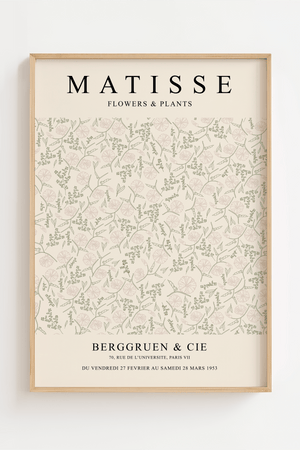 Berggruen Flowers - Matisse Plakat