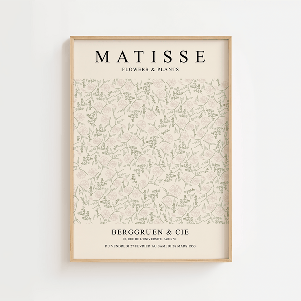 Berggruen Flowers - Matisse Plakat
