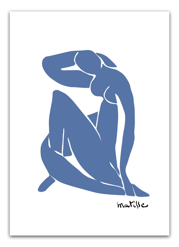 Blue Madame Matisse Plakat