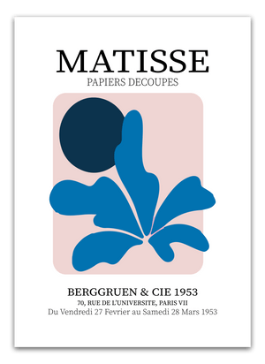 Blå Picassos Flour Plakat