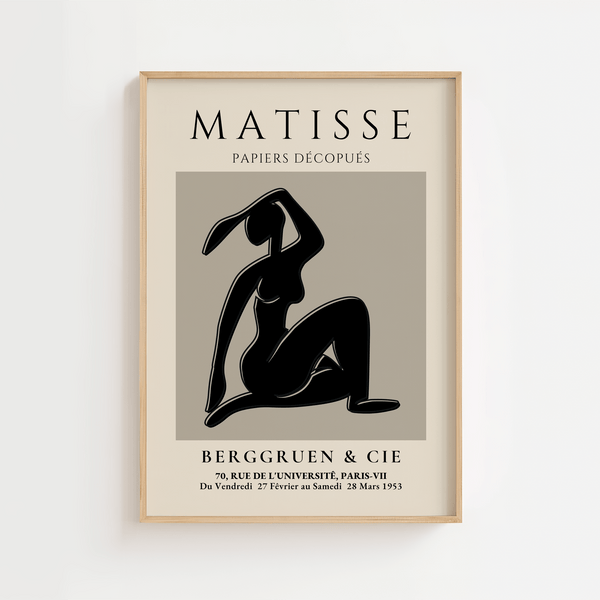 Black Madame - Matisse Plakat