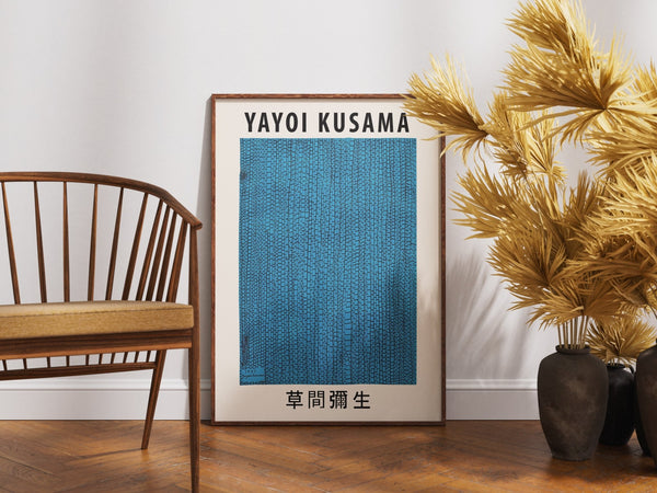 Blue Carpet – Yayoi Kusama Plakat i Unikt Design