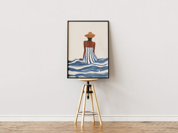 Blue Water Lady - Plakat