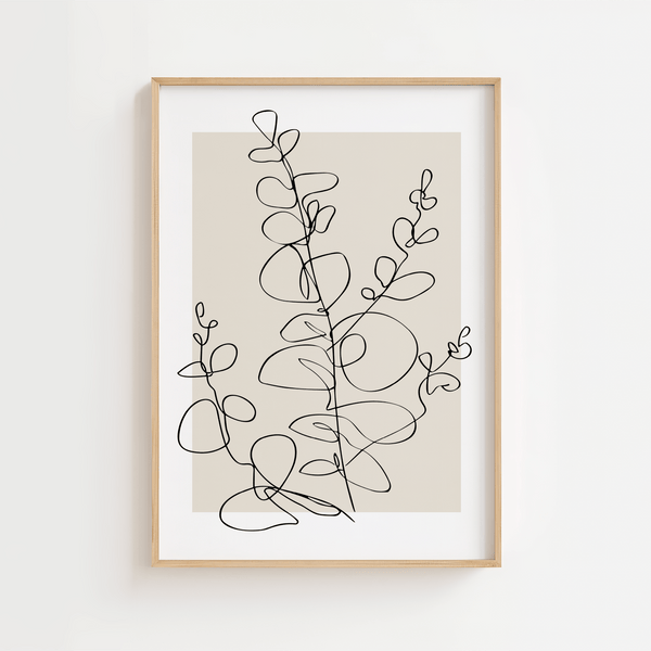 Botanisk Plante Plakat -