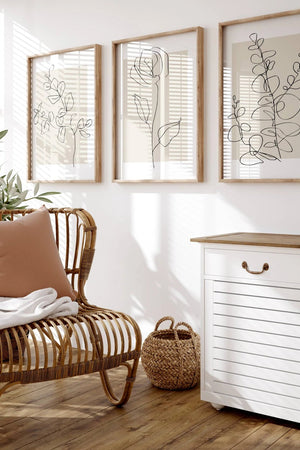 Botanisk Rose Plakat til stuen