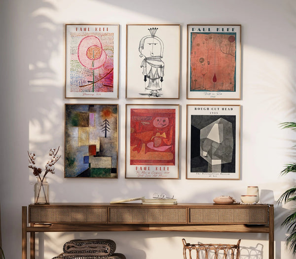 Køb "Oval Forest" Paul Klee Plakat | Kunst til Dit Hjem