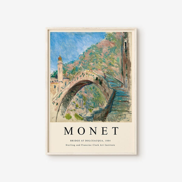 Bridge At Dolceacqua - Claude Monet Plakat