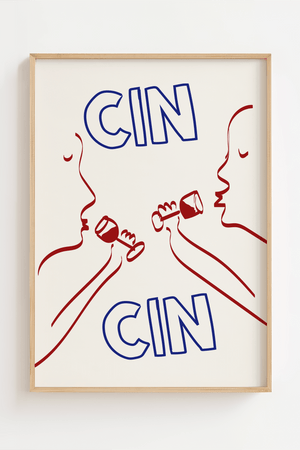 Cin Cin Wine Plakat