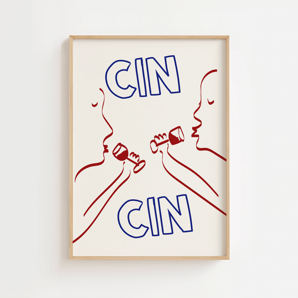 Cin Cin Wine Plakat