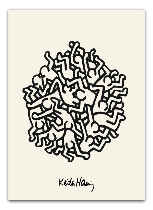 Cluster Circle - Keith Haring Plakat