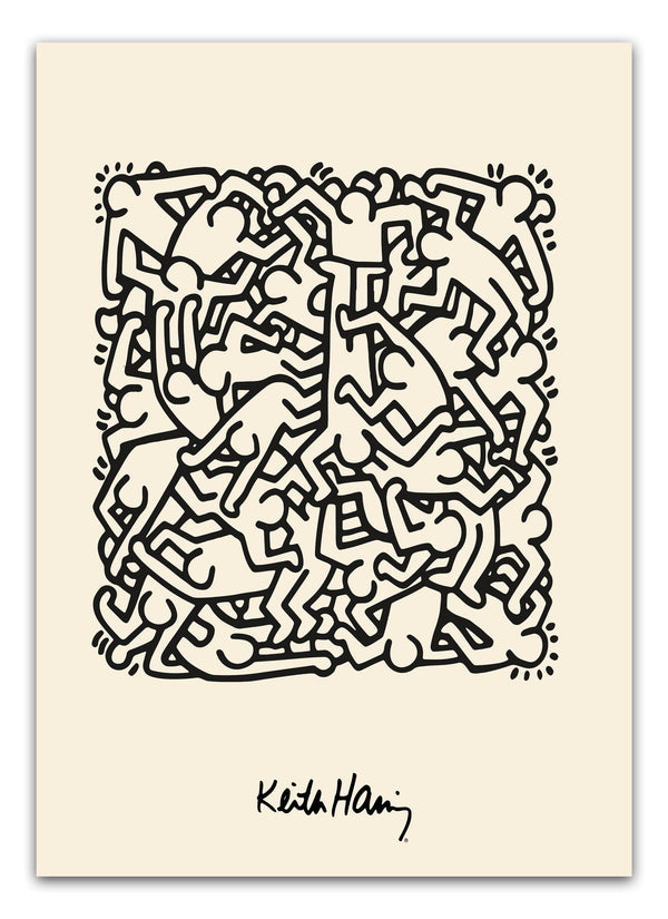 Cluster Square - Keith Haring Plakat