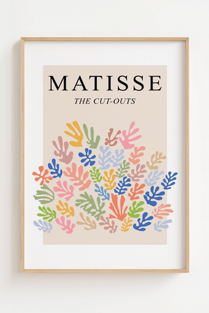 Color Cut-Outs - Matisse Plakat