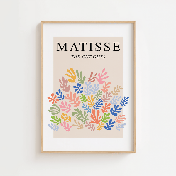 Color Cut-Outs - Matisse Plakat