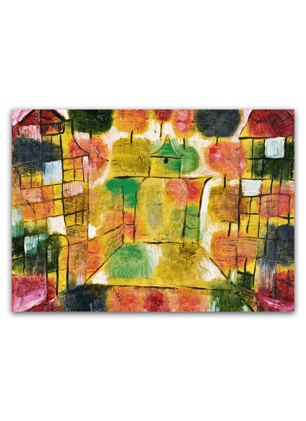 Colored Garden Paul Klee Plakat