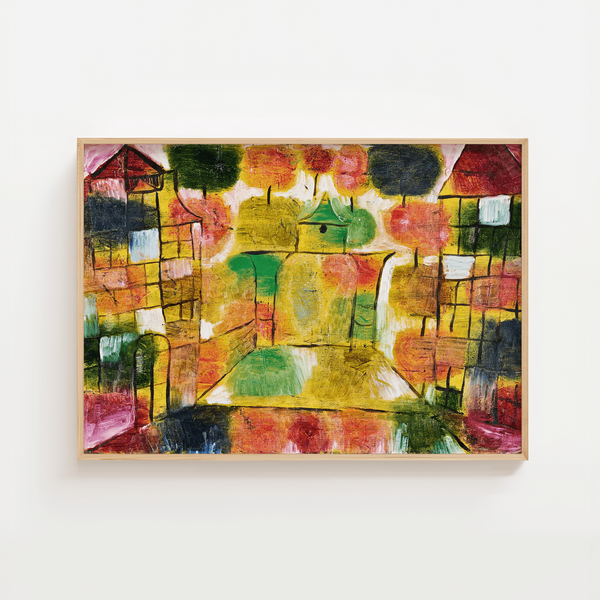 Colored Garden Paul Klee Plakat