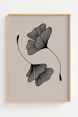 Double Flower Plakat