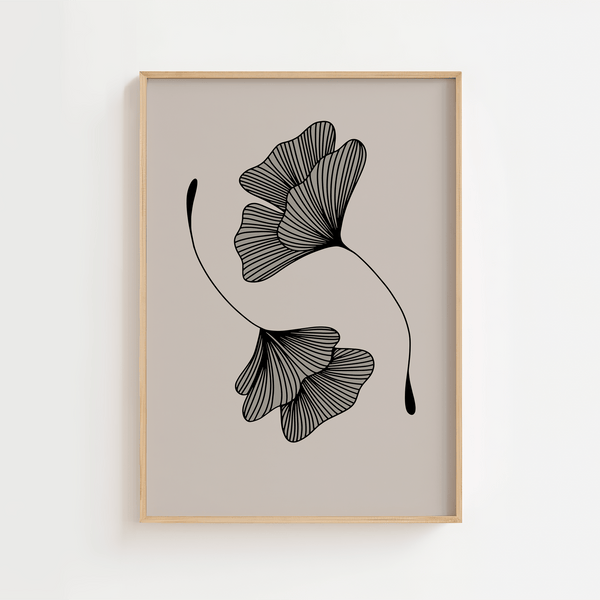 Double Flower Plakat