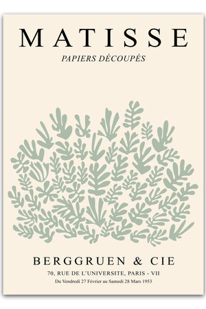 Matisse Plakat | "Du Vendredi" Grøn Poster  | Køb plakater