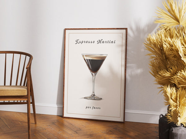 Espresso Martini Por Favor Plakat