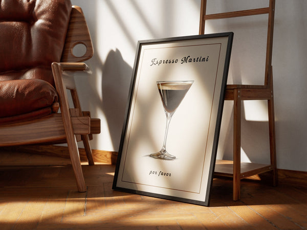 Espresso Martini Por Favor Plakat