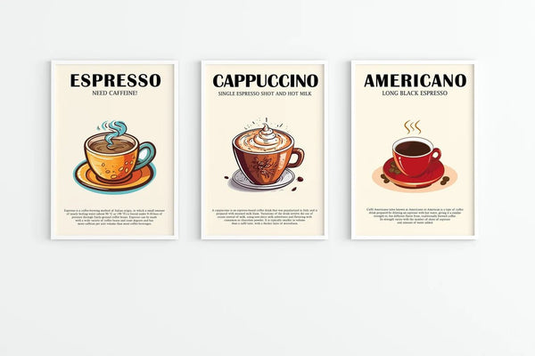 Cappuccino Opskrift Plakat | Din Guide til Perfekt Cappuccino