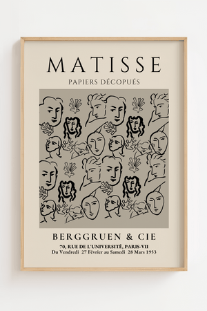 Faces - Matisse Plakat