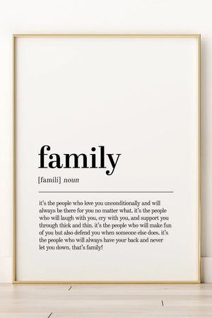 Family - Citatplakat