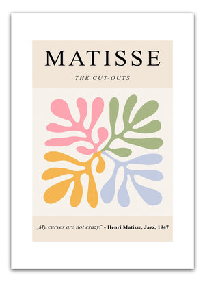 Bunte Kurven - Matisse Poster