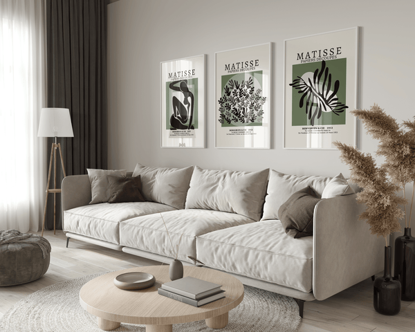 Grøn Matisse Plakat | "Femme Flowers" poster | Køb plakater
