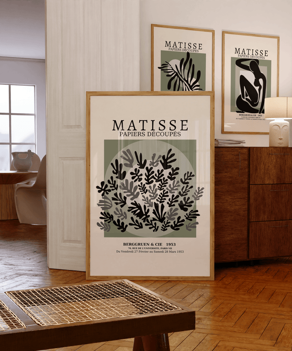 Grøn Matisse Plakat | "Femme Flowers" poster | Køb plakater