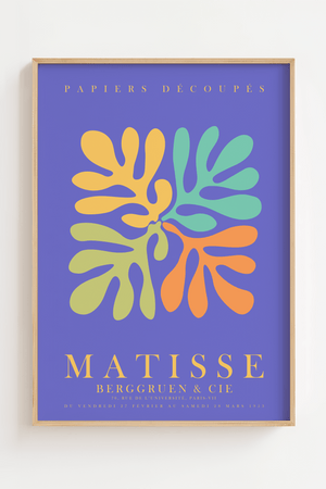 Flower City - Blue Plakat