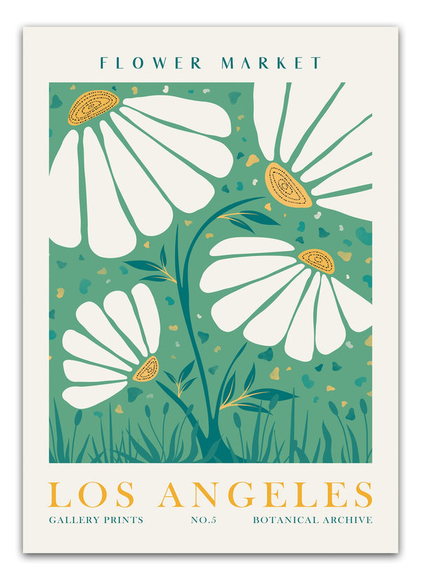 Flower Market Lisbon No.5 Plakat