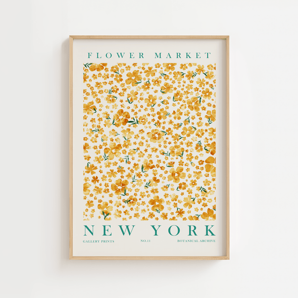 Flower Market New York No.11 Plakat