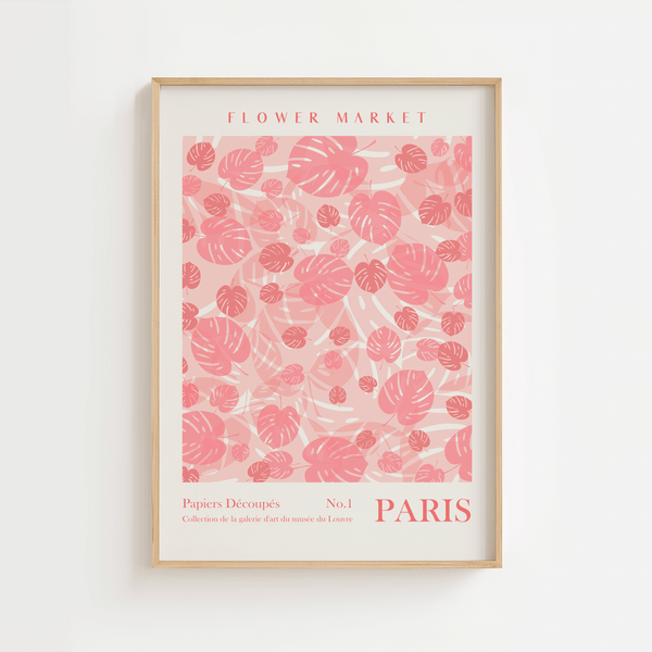 Flower Market Paris No.1 Plakat
