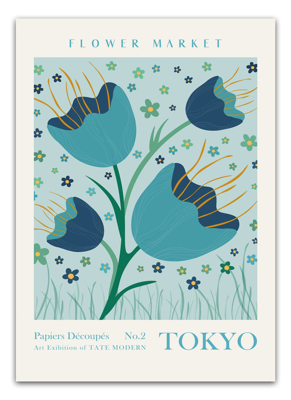 Flower Market Tokyo No.2 Plakat