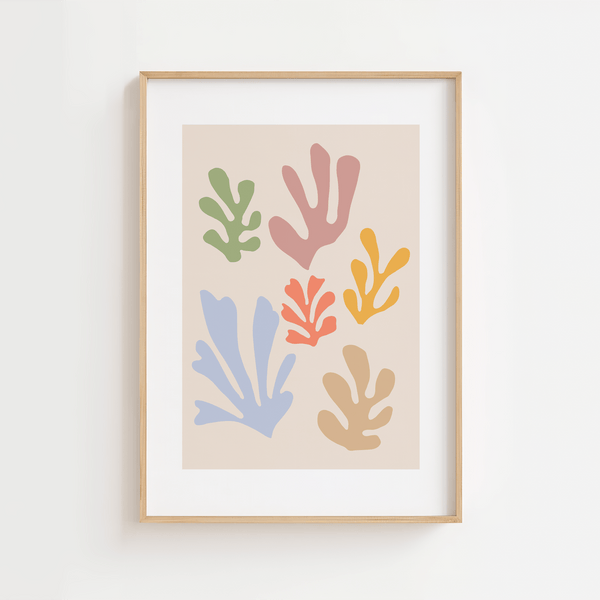 Flowerday – Matisse Plakat | Farverig Blomsterplakat

