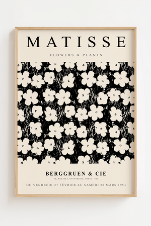 Flowers - Matisse Plakat