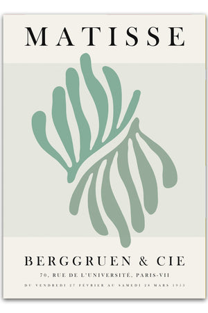 Grøn Matisse Plakat | "Forms Green Curves" | Køb Online