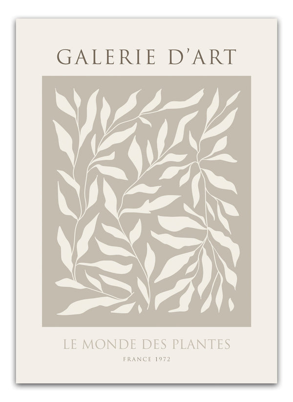 Galerie D'Art Le Mondes Plakat