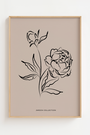 Galerie Jardin Flower Plakat