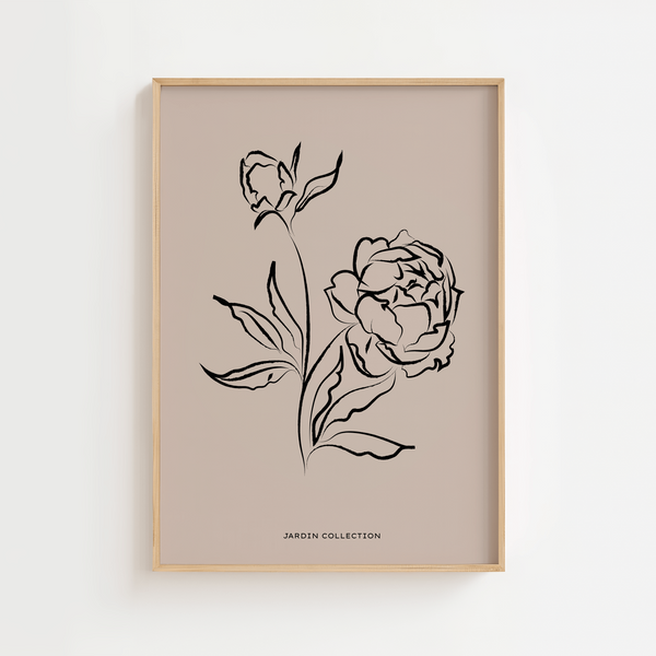 Galerie Jardin Flower Plakat