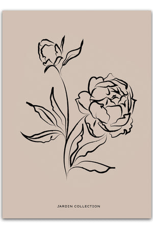 Galerie Jardin Flower Plakat