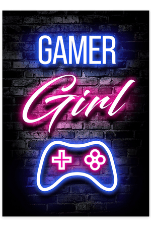 Gamer Girl - Gaming Plakat