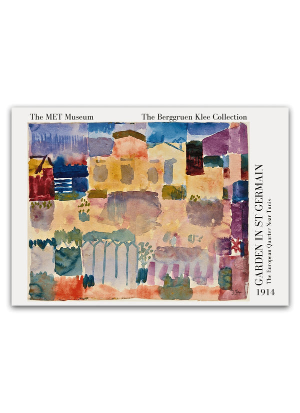 Garden In St Germany Paul Klee Plakat