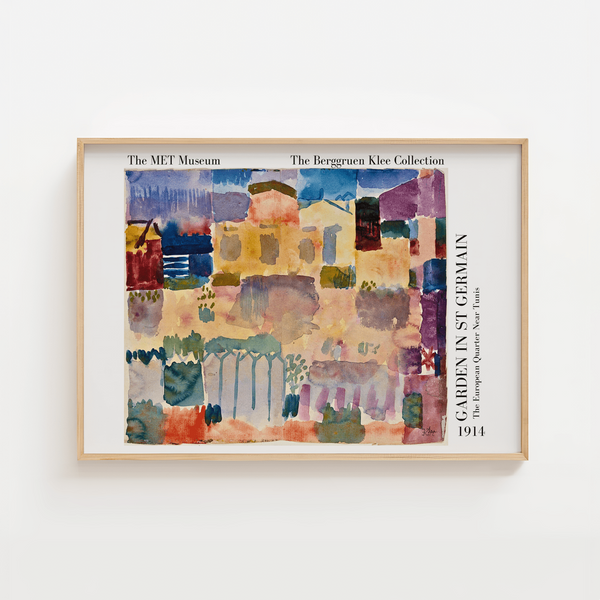 Garden In St Germany Paul Klee Plakat