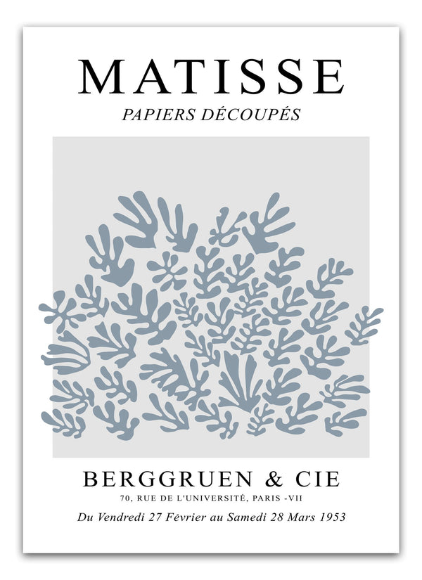 Grey Blue Bush Matisse Plakat