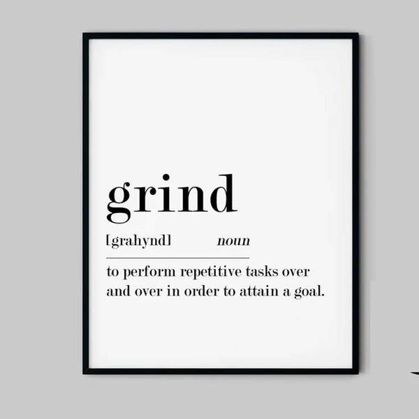 Grind Definition Ellens Shop