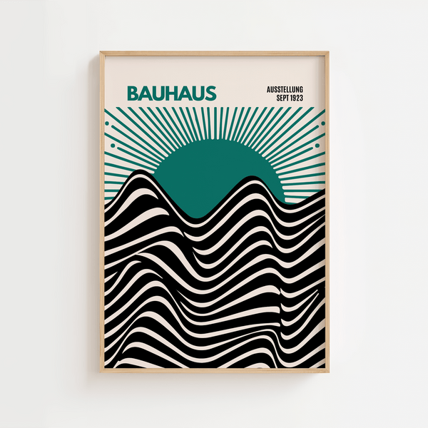 Grøn Flowermarket New York Plakat