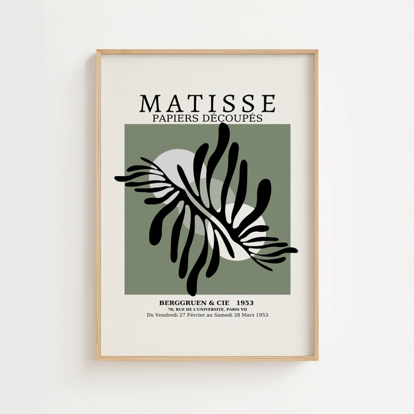 Grøn Breakthrough Matisse Plakat