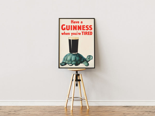 Guinness Turtle Plakat
